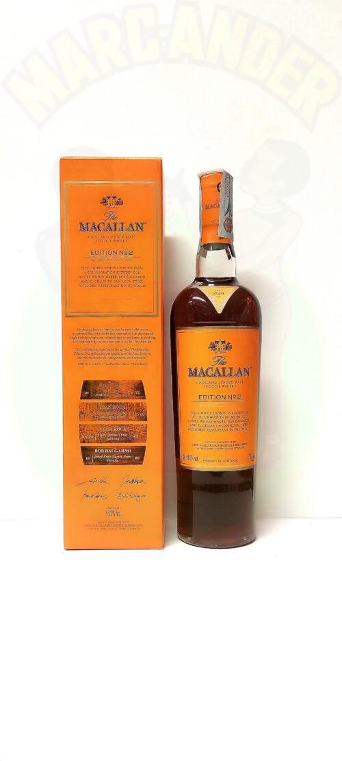 The Macallan Edition n.2 Siena Batani Bottiglie Superalcolici